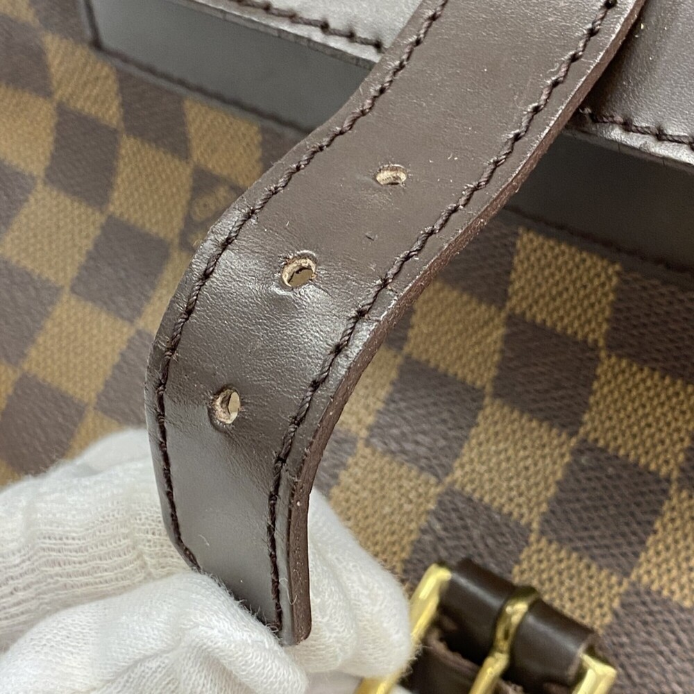 LOUIS VUITTON Authentic Brown Damier Backpack - Picture 10 of 12